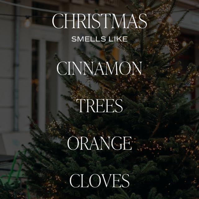 Sweet Water Decor Christmas Reed Diffuser Set - Fresh Cut Trees, Orange, and Cloves Holiday Scent for Home with Long Lasting Fragrance - Non-Toxic Oil Reed Diffuser Made in The USA