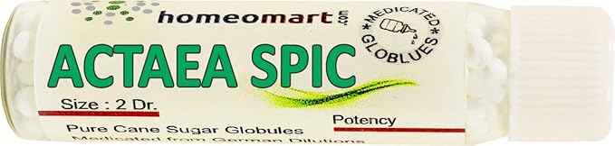 homeomart.com Actaea Spicata Homeopathy Pellets (Pills) in 6C Potency Pack of 3