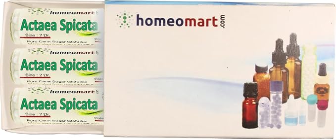 homeomart.com Actaea Spicata Homeopathy Pellets (Pills) in 6C Potency Pack of 3