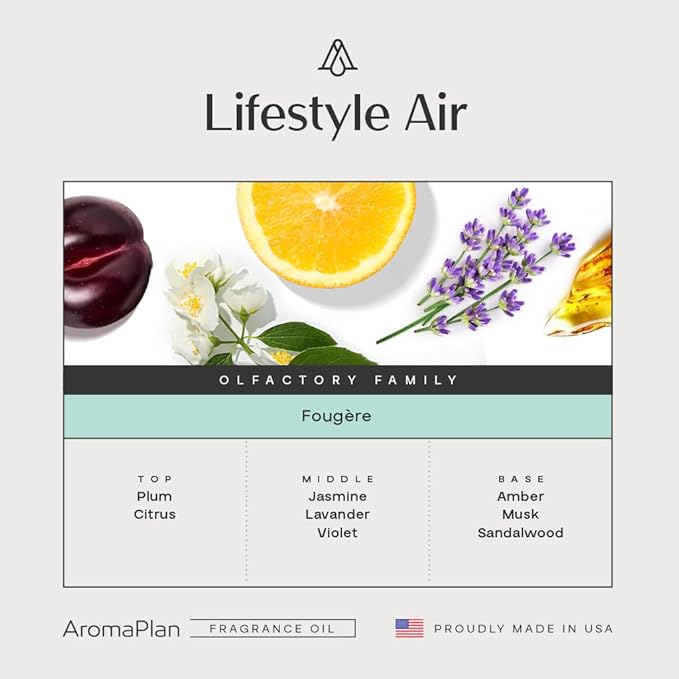 AromaPlan Hotel Scents Lifestyle Air 16 Fl Oz (473ml), Home Luxury Aroma & Hotel Diffuser Oil- Hotel Diffuser Oil for Aromatherapy- USA Made, Bigger Bottle, Bolder Aroma & Longer Lasting
