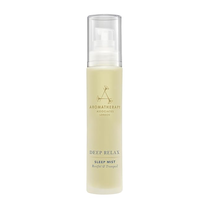 Aromatherapy Associates Deep Relax Sleep Mist. Body and Linen Spray for Restorative Sleep. Made with Vetivert, Chamomile and Sandalwood Essential Oils (1.69 fl oz)