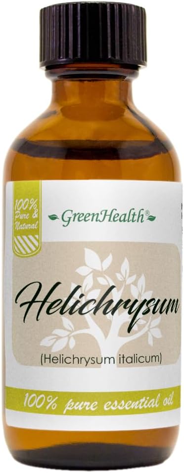 Helichrysum Essential Oil – 2 fl oz – 100% Pure, Natural, Undiluted – Aromatherapy Oil - GreenHealth