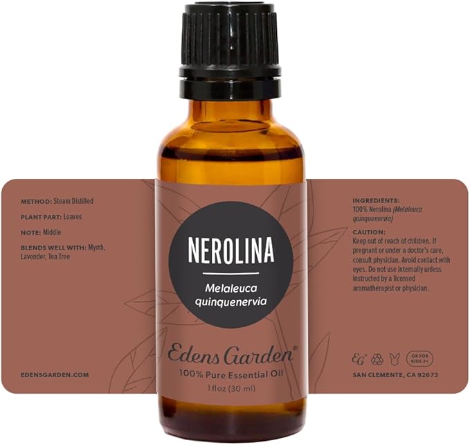 Edens Garden Nerolina Essential Oil- 100% Pure Premium Grade, Undiluted, Natural, Therapeutic, Aromatherapy, The Best for Diffuser, Skin, Candle, Laundry 30 ml (1 fl oz)