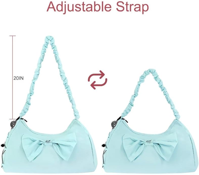 WOLT Gym Bag For Women, Yoga Mat Bag with Shoes Compartment, Wet Pocket and Water Bottle Pocket