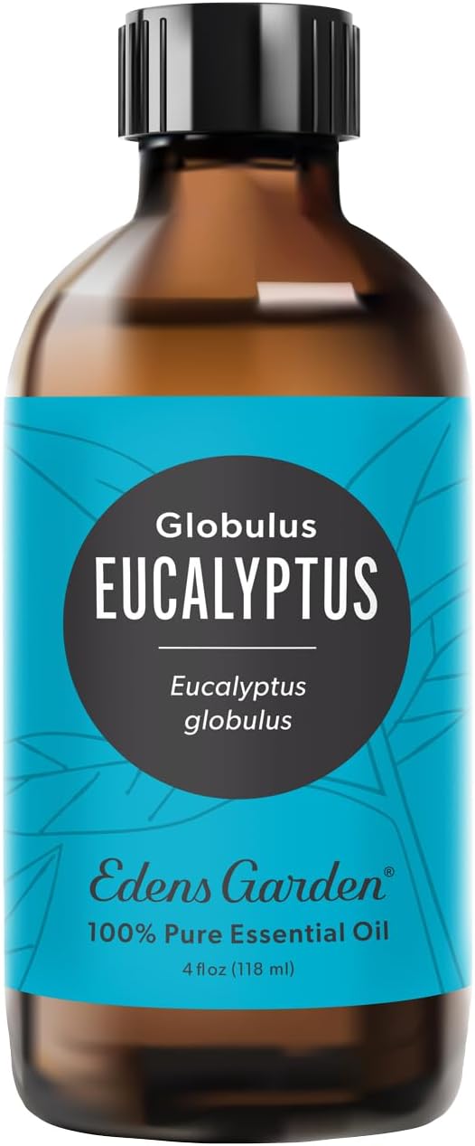 Edens Garden Eucalyptus-Globulus Essential Oil- 100% Pure Premium Grade, Undiluted, Natural, Therapeutic, Aromatherapy, The Best for Diffuser, Candle, Hair, Humidifiers 118 ml (4 fl oz)