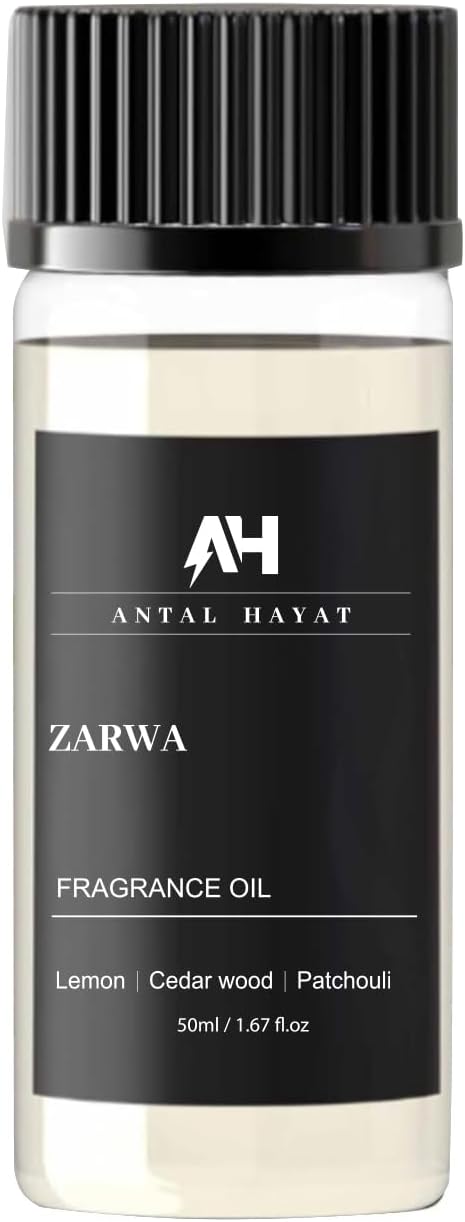 Hotel Scent Zarwa Diffuser Oil 50ml – Inspired by Aventus Cologne – Premium Home Scent – Essential Oil with Lemon, Patchouli, Cedarwood – Luxury Aromatherapy Refill for Diffusers