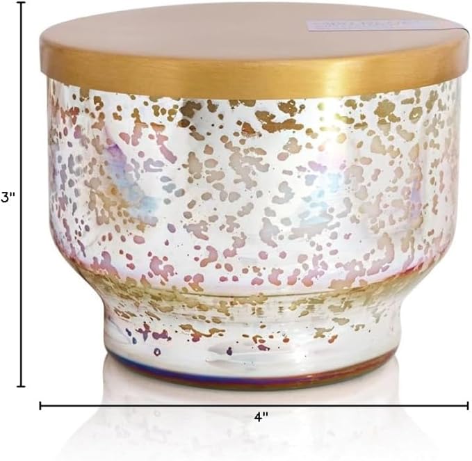 Capri Blue Havana Vanilla Scented Candles for Home - Mercury Iridescent Inverted Jar Candles - Housewarming Gifts for Women & Men - Long Burning Soy Wax Blend - Capri Blue Havana Vanilla (10 oz)