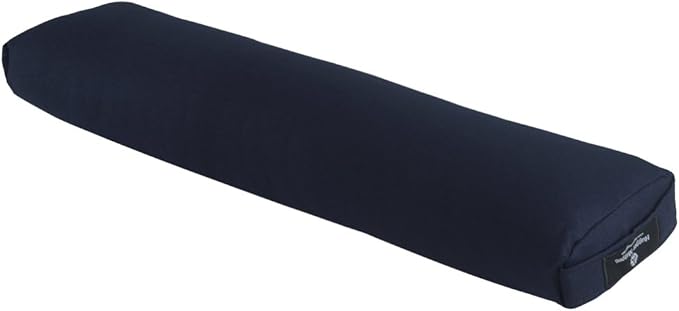 Hugger Mugger Pranayama Yoga Bolster - Very Firm, use Under Length of Spine for Deeper Breathing or Under Ankles, Handmade in The USA