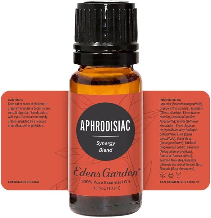 Edens Garden Aphrodisiac Essential Oil Blend- 100% Pure Premium Grade, Undiluted, Natural, Therapeutic, Aromatherapy, The Best for Skin, Candle, Hair 118 ml (4 fl oz)
