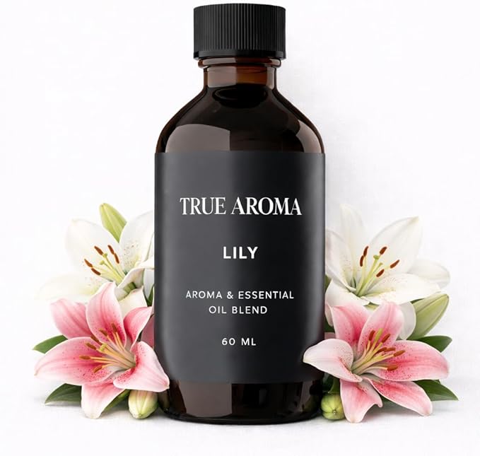 100% Pure Lily Essential Oil | Lily Scented Oil for Diffusers | Luxury Premium Grade, Undiluted, Natural, Aromatherapy Fragrance - 60 ml