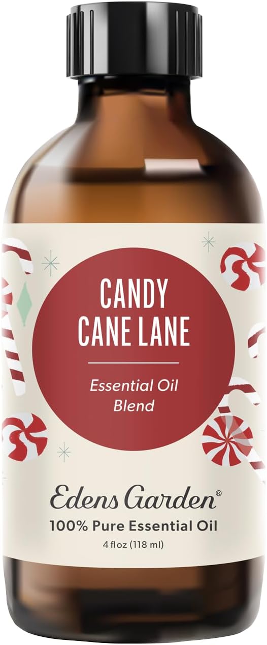 Edens Garden Candy Cane Lane Essential Oil Blend- 100% Pure Premium Grade, Undiluted, Natural, Therapeutic, Aromatherapy, The Best for Candle, Laundry, Humidifiers 118 ml (4 fl oz)