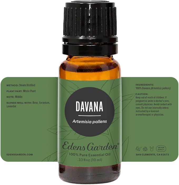 Edens Garden Davana Essential Oil, 100% Pure Therapeutic Grade (Undiluted Natural/Homeopathic Aromatherapy Scented Essential Oil Singles) 10 ml