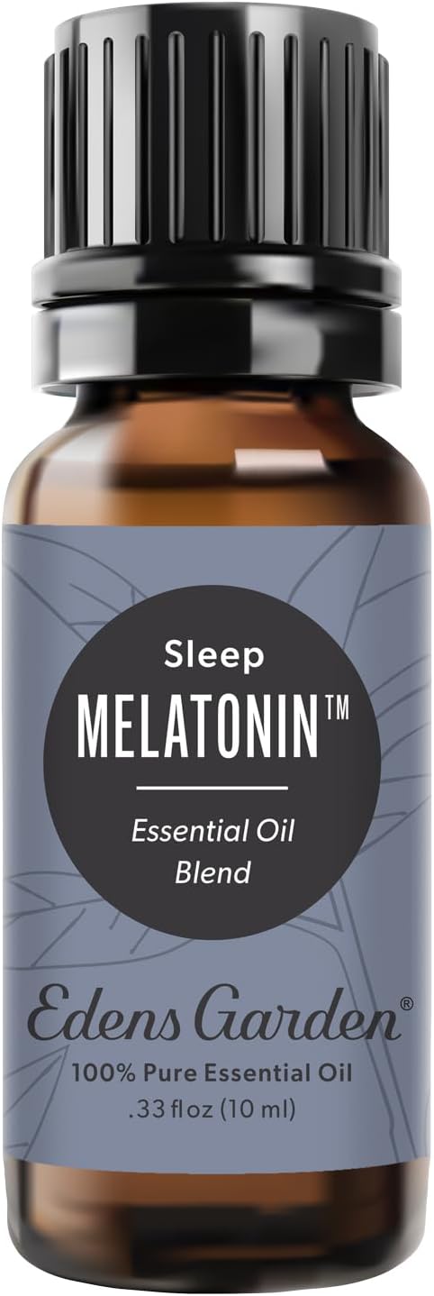 Edens Garden Melatonin Sleep Essential Oil Blend- 100% Pure Premium Grade, Undiluted, Natural, Therapeutic, Aromatherapy, The Best for Diffusing, Skin, Face, Humidifiers 10 ml (.33 fl oz)