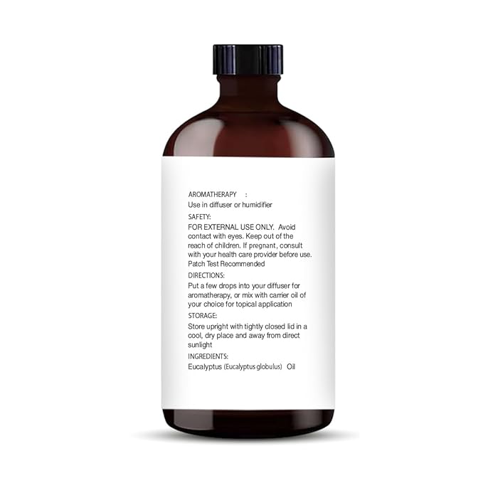 Majestic Pure Essential Oil with Glass Dropper - 100% Pure and Natural - Essential Oils for Diffuser, Aromatherapy, Soap and Candle Making, Eucalyptus Essential Oil, Eucalyptus Oil, 4 Fl Oz Pack of 2