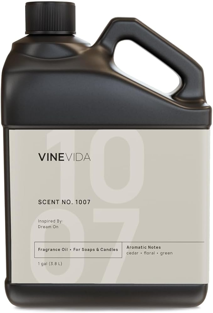VINEVIDA [128oz] Scent No.1007 Fragrance Oil for Candle Making and Soap Making - Premium Candle Scents for Soy Candles