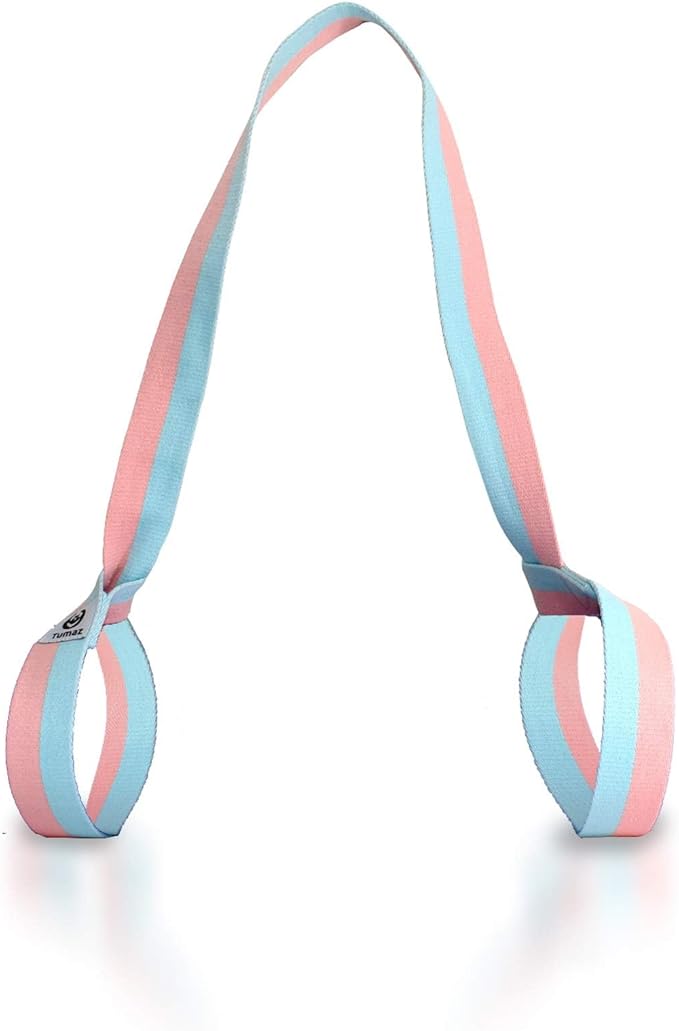 Tumaz Yoga Mat Strap [MAT NOT Included] (2 Sizes) with Extra Thick & Comfy Delicate Texture, Adjustable Yoga Mat Carrier