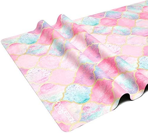 YOGA DESIGN LAB | The Combo Yoga Mat | Eco Luxury | Ideal for Hot Yoga, Power, Bikram, Ashtanga, Sweat | Studio Quality | Includes Carrying Strap!