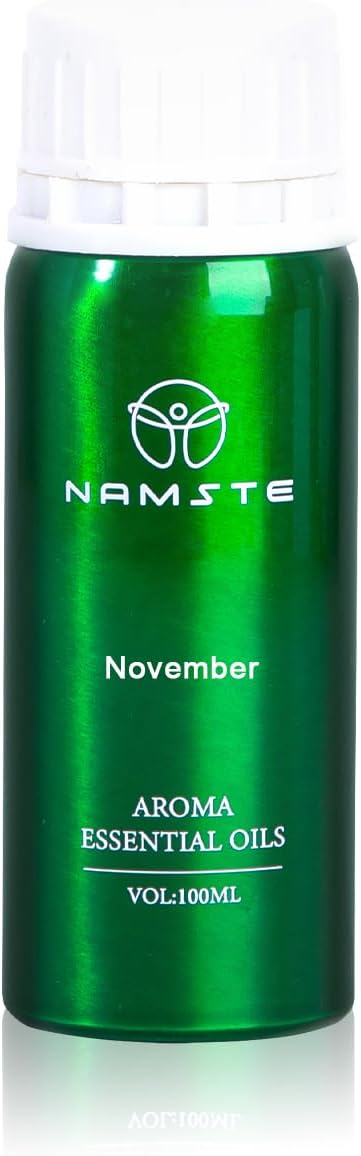 November - Diffuser Essential Oil - Luxury 5-Star Hotel Inspired Scent, 3.38 Fl Oz Fresh Melon & Lily Blend with Cucumber Notes, Long Lasting Air Freshener for Home Spa