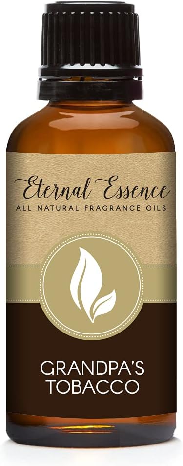 Eternal Essence Oils Grandpa's Tobacco 30ml All Natural Fragrance Oil - for Candle, Soap Making, Aromatherapy, Diffusers, Home Care, & Humidifiers
