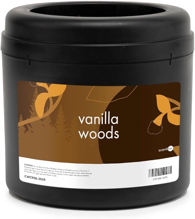 ScentAir Whisper Home Monthly Plug-in Refill, Fragrance Cartridge for Home and Office, Vanilla Woods