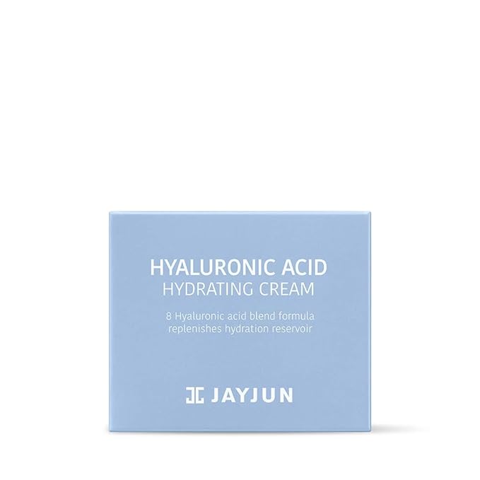 JAYJUN Hyaluronic Acid Hydrating Cream 50g - Lightweight Daily Moisturizer with 8-Weight Hyaluronic Acids & Panthenol