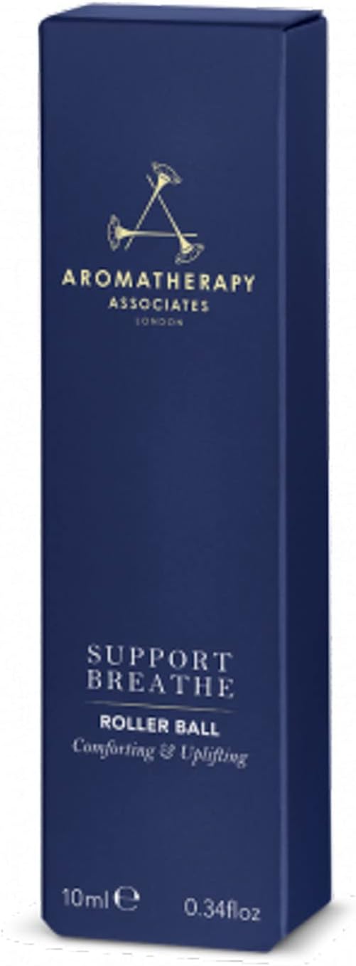 Aromatherapy Associates Support Breathe Roller Ball. Premium Blend of Pine, Tea Tree and Eucalyptus Essential Oils to Ease Tension and Refresh the Senses on the Go (0.34 fl oz)