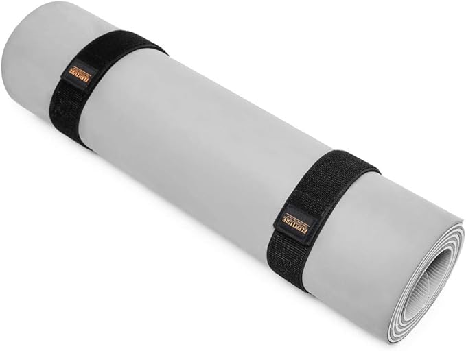 ELENTURE Adjustable Heavy-Duty Yoga Mat Strap - Elastic Bungee Wrap Organizer for Workout, Exercise, and Pilates Mat Storage