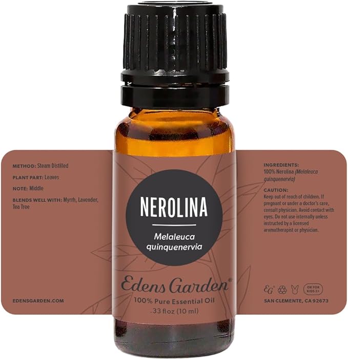 Edens Garden Nerolina Essential Oil, 100% Pure Therapeutic Grade (Undiluted Natural/Homeopathic Aromatherapy Scented Essential Oil Singles) 10 ml