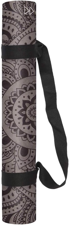 YOGA DESIGN LAB | The Combo Yoga Mat | 2-in-1 Mat+Towel | Eco Luxury | Ideal for Hot Yoga, Power, Bikram, Ashtanga, Sweat | Studio Quality | Includes Carrying Strap!