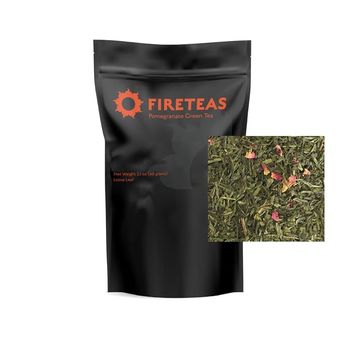 FIRE TEAS Pomegranate Green Tea