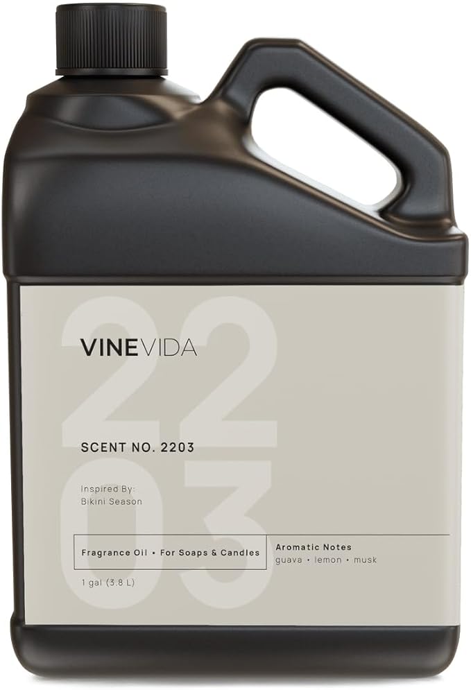 VINEVIDA 128oz Scent No.2203 Fragrance Oil for Candle & Soap Making - Natural Candle Scents Made in USA