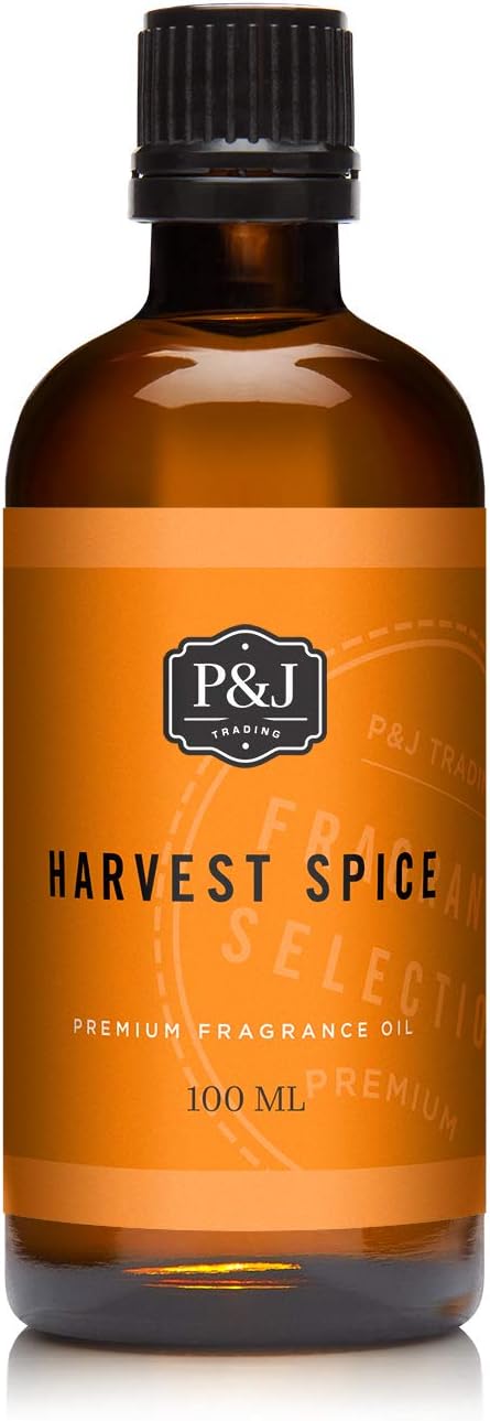 P&J Trading Fragrance Oil | Harvest Spice Oil 100ml - Candle Scents for Candle Making, Freshie Scents, Soap Making Supplies, Diffuser Oil Scents