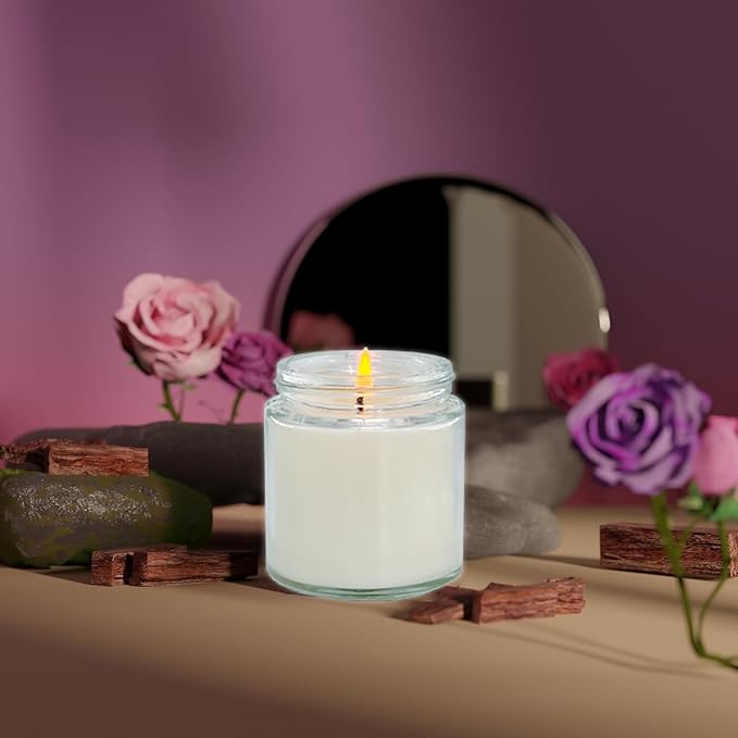 36 Pcs 4 Oz Mini Soy Candles,Eucalyptus Scented,Aromatherapy Candle,Bulk Candle Set，Great Stress Relieving Scented Candles for Girls as a Gift for Birthdays, Weddings and More!