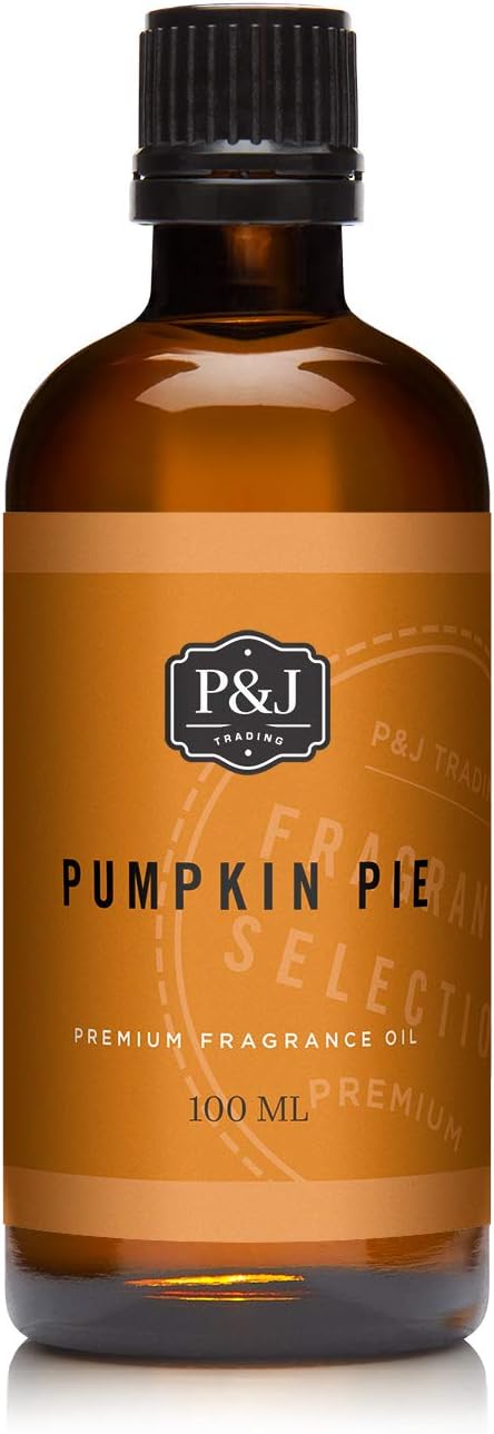 P&J Fragrance Oil Pumpkin Pie 100ml - Candle Scents, Soap Scents, Diffuser Oil Scents