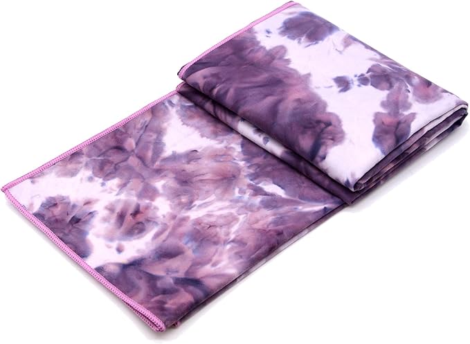 Eunzel Hot Yoga Towel Non-Slip Yoga Mat Towel Ultra-Absorbent Microfiber Towel for Hot Yoga, Pilates，Bikram and Workout 26.5"x 72"