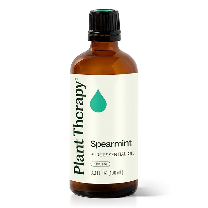 Plant Therapy Spearmint Essential Oil 100 mL (3.3 oz) 100% Pure, Undiluted, Therapeutic Grade