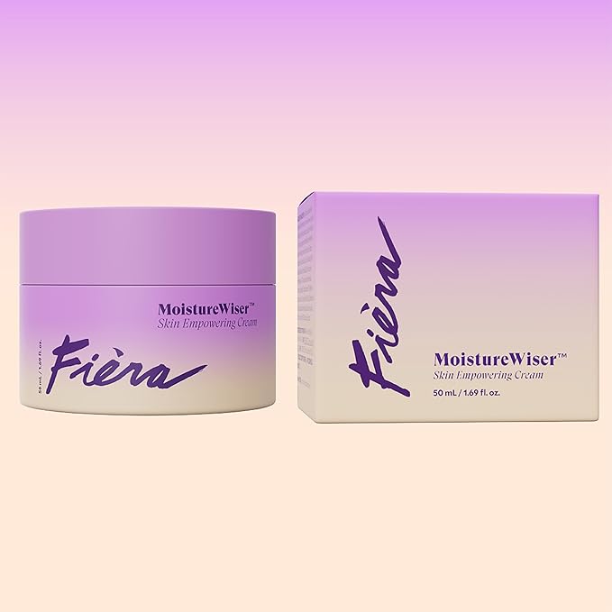 FIÈRA MoistureWiser – Anti-Aging Face Moisturizer for Mature Skin – Hydrating Face Cream with Peptides to Firm & Smooth – Facial Moisturizer, Face Lotion & Skin Care – Day & Night – 1.69 fl oz
