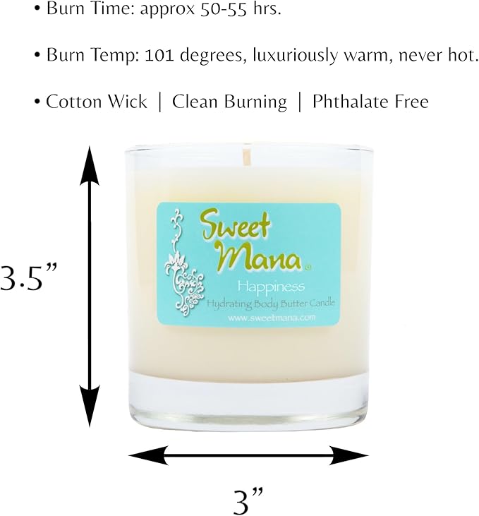 Dream Lotion Candle | Lavender + Frankincense + Myrrh | Massage Candle | Luxury Soy Candle | Aromatherapy Candle | Body Butter | Hand Poured in USA | 9 oz. | Sweet Mana