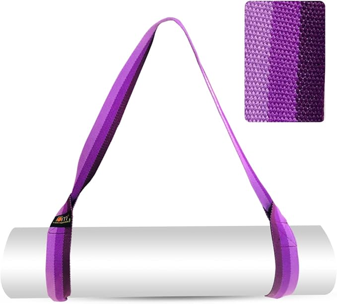 Samadhaan Yoga Mat Carrier Strap | Adjustable Mat Holder Sling for Carrying Mats | Thick & Comfy Texture | Yoga Mat Strap
