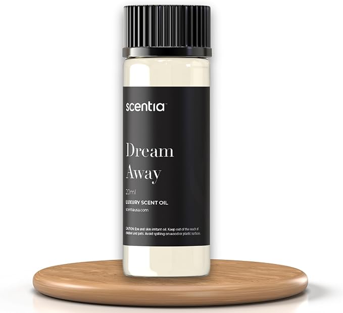 Scentia Fragrance Oil Blend, Inspired by Iconic Perfume, Home Luxury Scents, Essential Oil Blend for Aromatherapy Diﬀusers, Humidifiers & Candle Making -Dream Away 20ml, 0.67 Fl Oz, Thanksgiving Gift