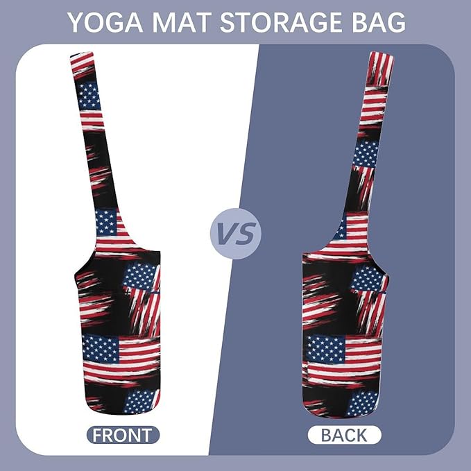 Aiyoolee Fashion Yoga Mat Bag with Large Pocket, Long Tote Yoga Bag Fit Most Mats Accessories
