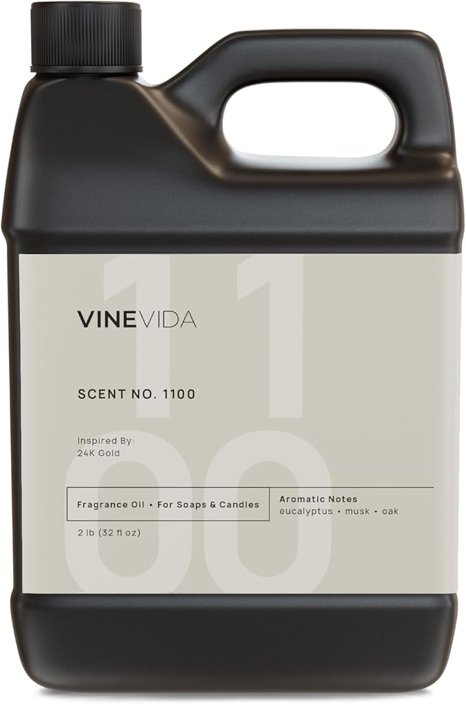 VINEVIDA [32oz] 24K Gold Fragrance Oil for Candle Making and Soap Making - Premium Candle Scents for Soy Candles