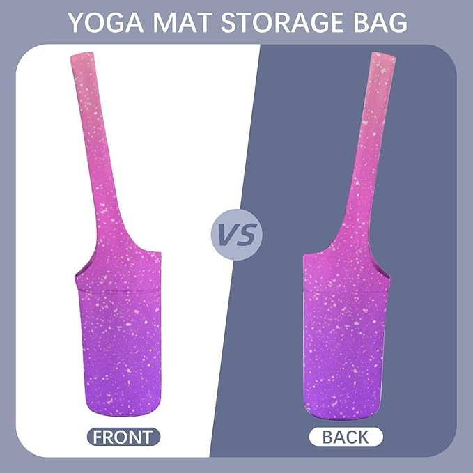 Meaudiwes Large Yoga Mat Bag Fit Most Size for Ladies Yoga Mats Carrier Bags Multi-Functional Exercise Mat Holder Storage Bag