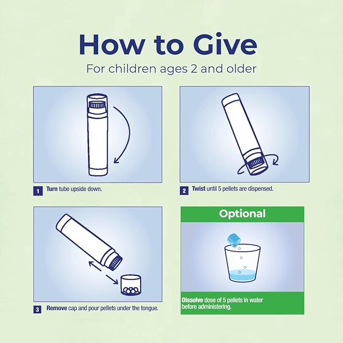 Boiron AllergyCalm Kids Homeopathic Medicine for Allergy Relief 3 Tubes Box (Pack of 2)