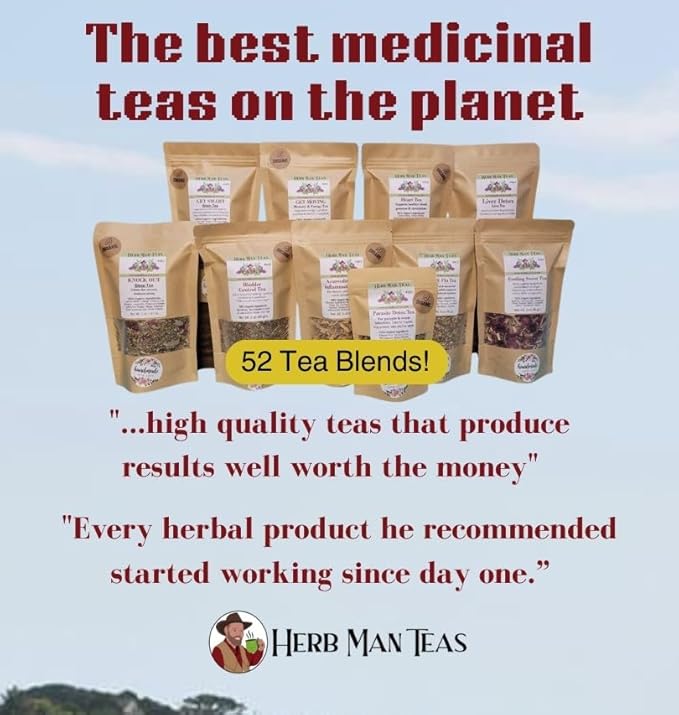FEMALE HORMONE BALANCE TEA - Balances female and adrenal hormones formulated by master herbalist Khabir -100% Organic, Non-GMO