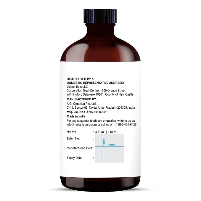 Majestic Pure Essential Oil with Glass Dropper - 100% Pure and Natural - Essential Oils for Diffuser, Aromatherapy, Soap and Candle Making, Tea Tree Essential Oil, Tea Tree Oil, 4 Fl Oz