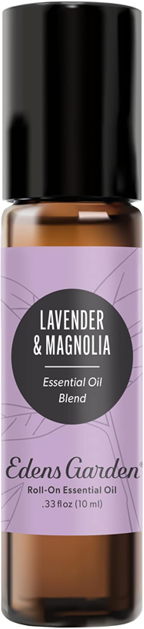 Edens Garden Lavender Magnolia Essential Oil Roll-On Blend- 100% Pure Premium Grade, Natural, Therapeutic, Aromatherapy, Kid & Skin Safe, The Best for Gifts, Relaxation Pre-Diluted 10 ml (.33 fl oz)