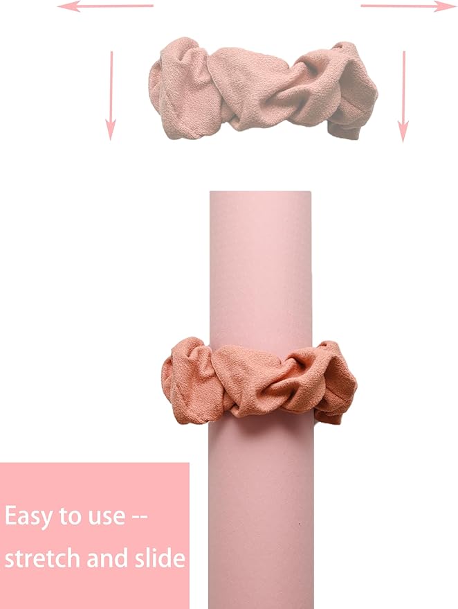 Mirmire Yoga Mat Scrunchie - Holds Your Yoga Mat in Style - Durable & Elasticity Fabric - Fits All Standard Yoga Mats (mat not included)