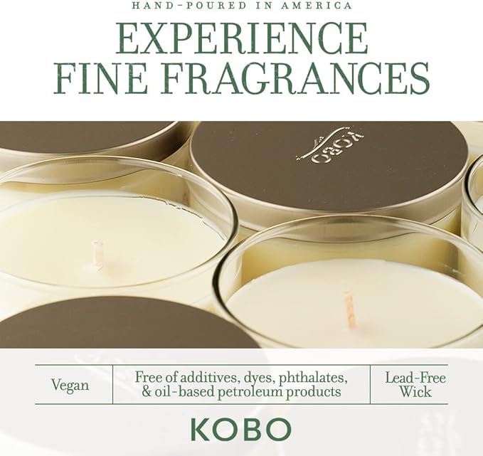 KOBO Heath Lavender Candle with Plantable Box (9 oz) | Plant The Box Collection, 100% Pure Soy Wax Candles | Hand-Poured in USA | Long Lasting 60 Hour Burning Candles | Scented Candles for Home