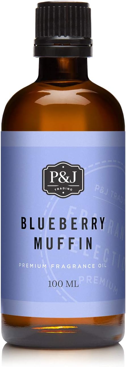 P&J Trading Fragrance | Blueberry Muffin Oil 100ml - Candle Scents for Candle Making, Freshie Scent, Soap Making Supplies, Diffuser Oil Scents